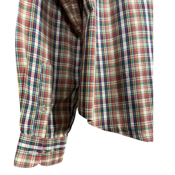 Country Craft Vintage Long Sleeve Purple Plaid Collared Button Down Shirt - Picture 7 of 7